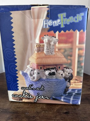 ''Noah s Ark Cookie Jar'' by Home Trends New In BoxAnimal Christian Boat Religious