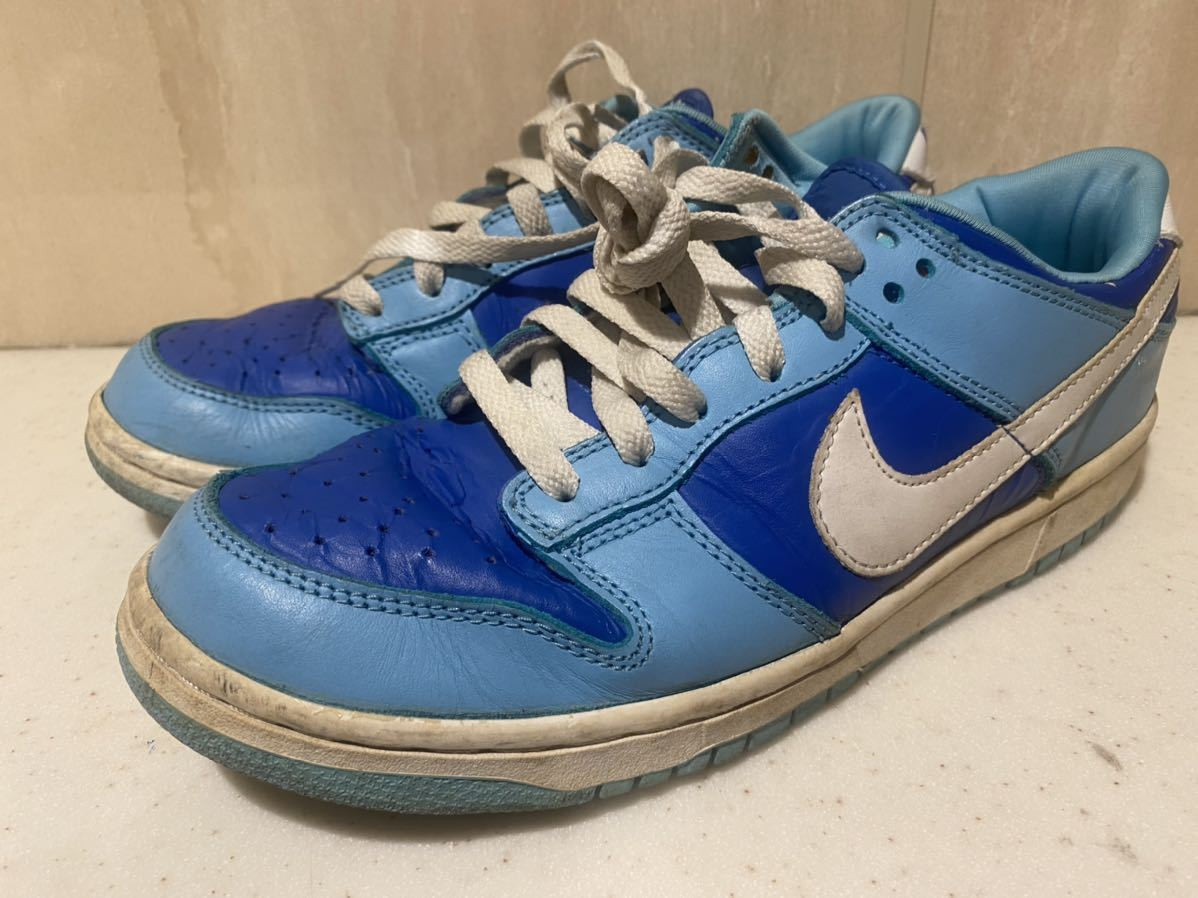 NIKE Men 8.0US 2001 Dunk Low Argon Og Us8 624035-411