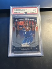 Zion Williamson Rookie Card 2019-20 Panini Prizm DP #100 PSA 9. rookie card picture