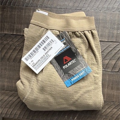Polartec Midweight Cold Weather Pants Tan Small-Regular Power Dry