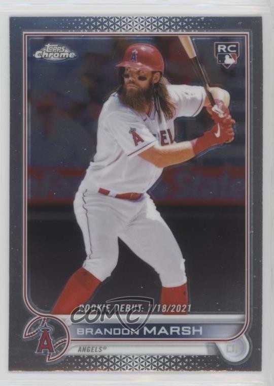 2022 Topps Chrome Update Rookie Debut Brandon Marsh #USC188 00jz