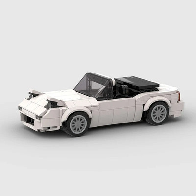 LEGO Car MOC: Mazda MX-5 Miata White Speed Champions style Perfect Gift