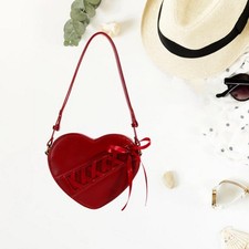 Herzform Satchel für Frauen Freizeitreisen für Straßeneinkaufsreisen