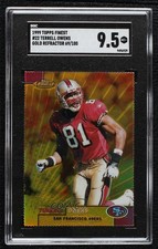 1999 Finest Gold Refractor Die-Cut /100 Terrell Owens #22 SGC 9.5 Mint+ HOF 06bg