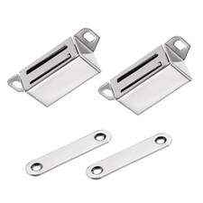 Magnetic Latches Catch (70mm/2.76") 2Pcs, Stainless Steel Cabinet Magnet Latch