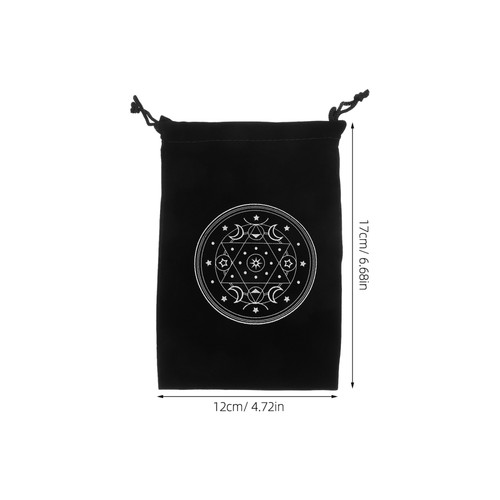 Tarot Storage Bag Velvet Pouches Drawstring Travel Small with Drawstrings - Picture 6 of 12
