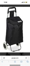 Free postage!!  Amazon Vivo Shopping Trolley Virtually New!!! In box black 