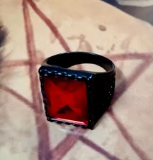 ILLUMINATI BAPHOMET ATTRACTION RING SEX CONTROL LUST MONEY POWER FAME