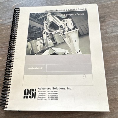 Autodesk Inventor Series Inventor Release 9 Level 1 Book 2 Spiral - ASI