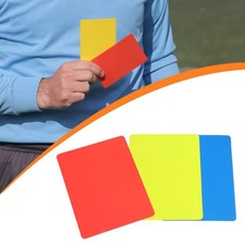 Tarjetas de penalización de árbitro Tarjetas de árbitro de fútbol fácil identificación versátiles para