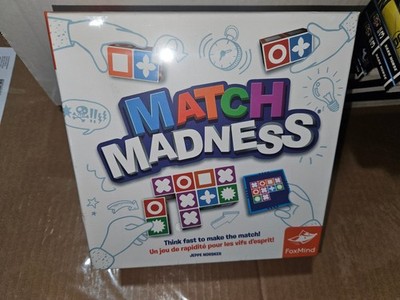 Match Madness FoxMind Board Game 1-4 Players Ages 7+ Cardboard 2021