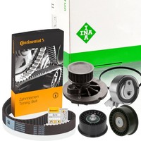 Continental Ctam CT975 Zahnriemen + INA Rollen Satz Wapu FüR Opel Astra G Combo