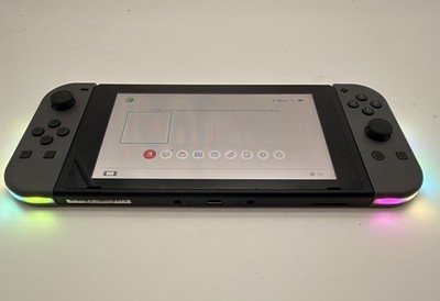 Nintendo Switch HAC-001(-01) 32GB Console with Gray RGB Joy Con + 256GB SD Card