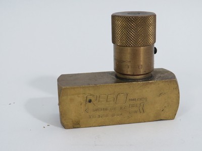 Rego TMF375B Flow Control Valve 2000Psi Max 3/8'' NPT USED