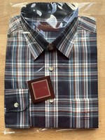 Gent’s Smart But Casual, Tartan, Long Sleeve Shirt, Size Large, NWT