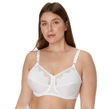 Bali Flower Bali 2-Ply Full Coverage Underwire Bra 180 - White, sz 38DD