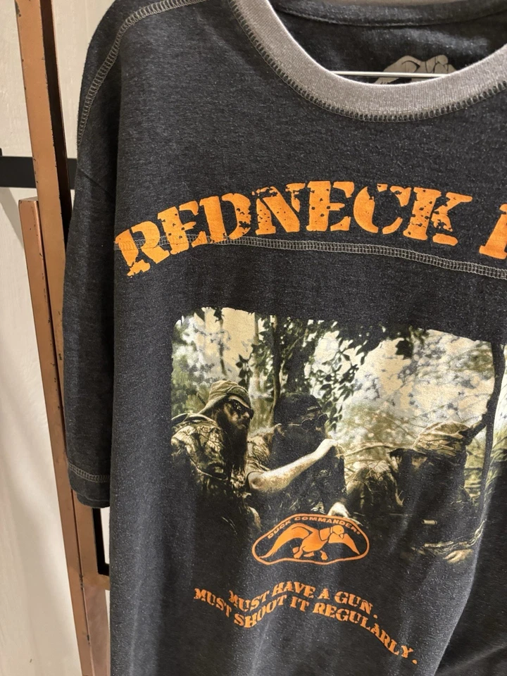 Duck Commander Redneck Law t-shirt size XL. Short sleeve. 50/50 cotton/poly. - Image 3 of 4