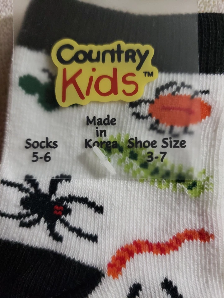 Creepy Crawlies носки страны детей 1 пара возрастов 1-2 ребенка / малыш Хэллоуин - Изображение 3 из 4