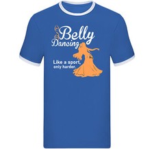 Belly Dancing Like a Sport Only Harder Ringer T Shirt - Belly Dancing Outfit