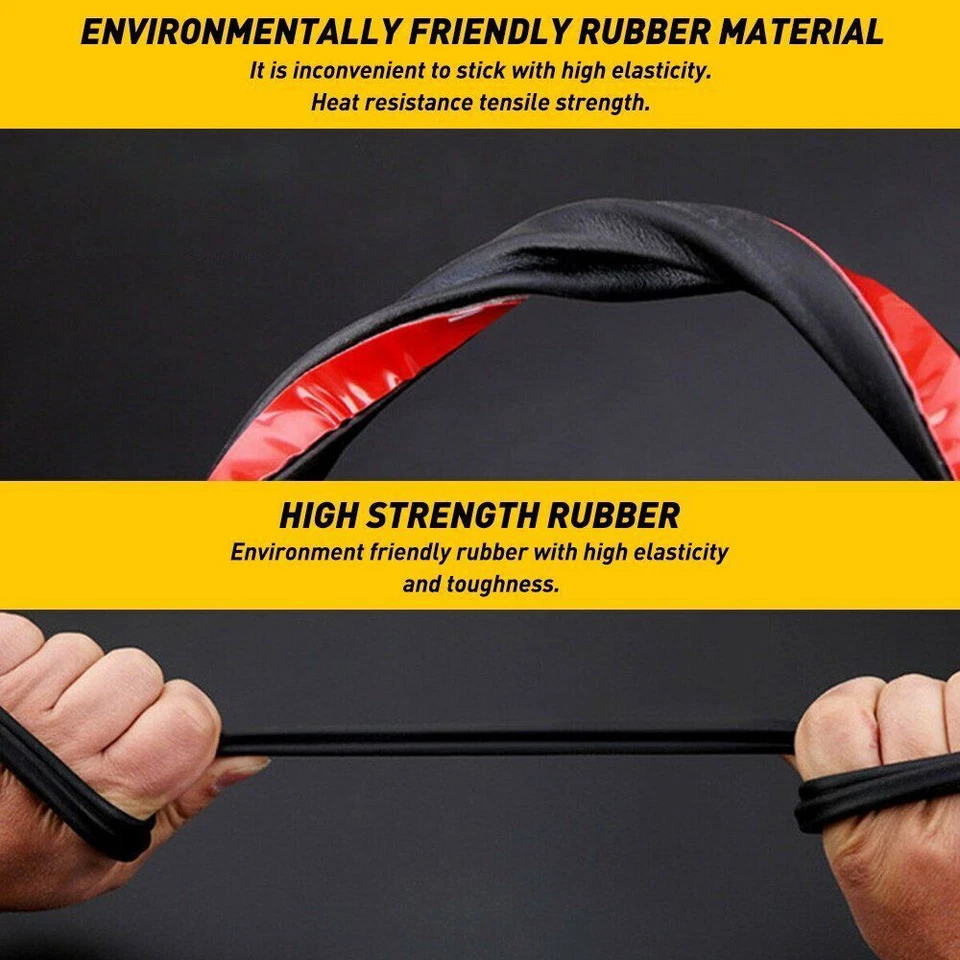10M L Shape For Nissan Car Door Rubber Seal Strip Trim Weatherstrip Cover Edge - image 3 of 4