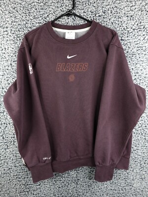 Nike Sportswear Portland Trail Blazers Crewneck Burgandy NBA  