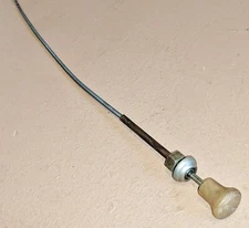 VINTAGE THROTTLE CABLE CHOKE CABLE BAKELITE KNOB FORD CHEVY DODGE RAT ROD