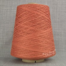 SOFT MERCERISED COTTON YARN 500g CONE 3 PLY CINNAMON MACHINE KNITTING WEAVING