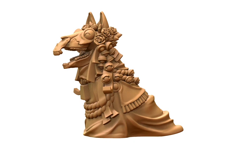 Cápsula Chibi - Mari Lwyd - Folklore navideño de Gales del Sur Foto 2 de 3