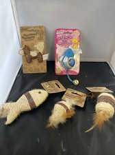 Soleil Pet's World Sisal cat toys  catnip tennis tummy lot of 5 NEW