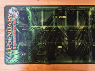 + Legendary Encounters - Predator - Dschungel Jungle Playmat - Deck Building +