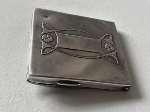 Antique WMF Jugendstijl Art Nouveau silver plated cigarettes case - Picture 7 of 14