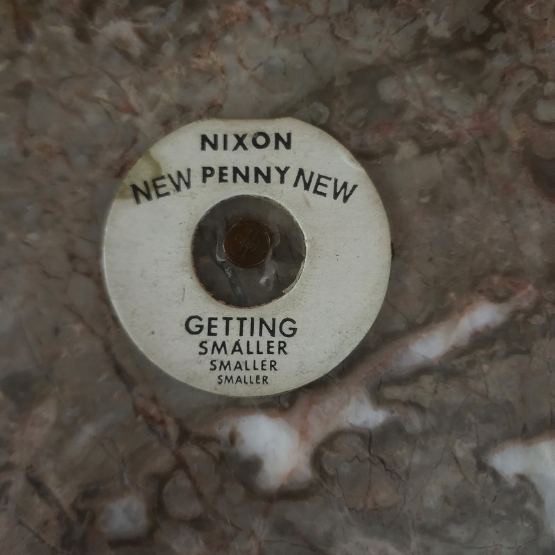 NIXON New Penny Getting Smaller Novelty Coin