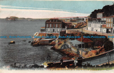 R148144 Marseille. La Corniche. Vue Prise du Restaurant de la Reserve vers le Ch