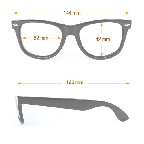 Bifokal Sonnenleser großes Gestell Retro Stil Lesen Sonnenbrille - Bild 3 von 5