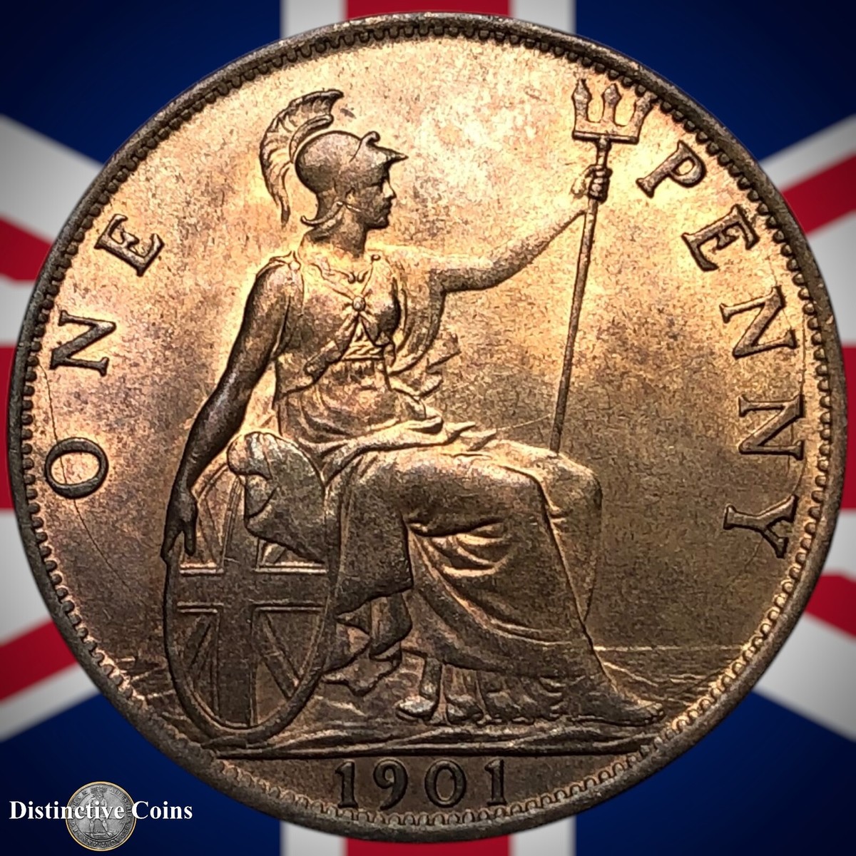 Great Britain 1901 Penny 1d GB6666 | eBay