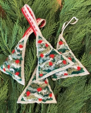 NEW Wattle Loop Handmade Hand Stitching Unique Material Christmas Tree Craft Kit