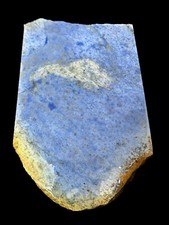 DUMORTIERITE SLAB - 134g UNPOLISHED Cabbing Lapidary Rough Rock Mineral Blue