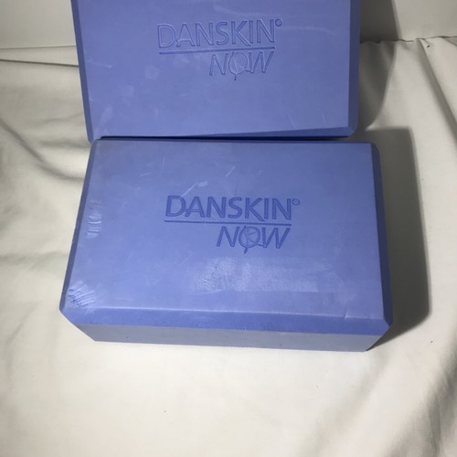 2 Danskin Yoga Blocks - Danskin Now - Blue foam Yoga Block - Picture 2 of 11
