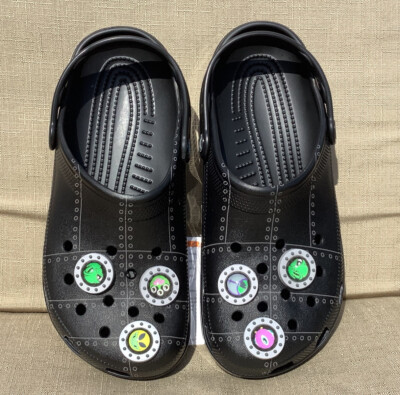 Crocs X Ron English Area 54 Clogs Shoe Sandals new Black Men’s Size 11 Crocs Men and Women main image 4