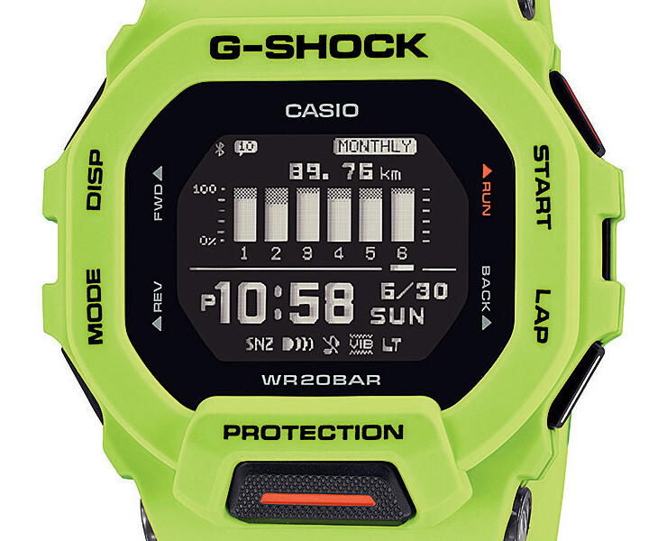 CASIO G-SHOCK ジーショック G-SQUAD GBD-200-9JF Casio G-SHOCK GBD-200-9JF G-SQUAD Training Bluetooth Mobile Link
