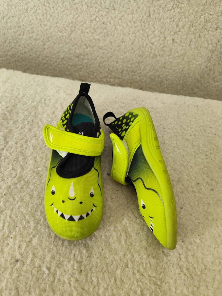 Speedo Niños Pequeños 9-10 Verde Lima Estampado Gancho Lazo Shore Explorar Agua Zapatos Foto 4 de 4