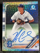 2019 Bowman Chrome PROSPECT ROOKIE MOJO REFRACTOR AUTO Kody Clemens, item 1