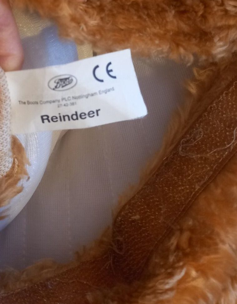 Boots Hot Water Bottle Case Pj's Case Christmas Reindeer Soft Toy Plush