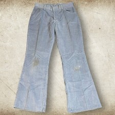 Vintage 70  s JC Penney Penn-Prest Corduroy Bell Bottom Flare Pants 30x30 Disco