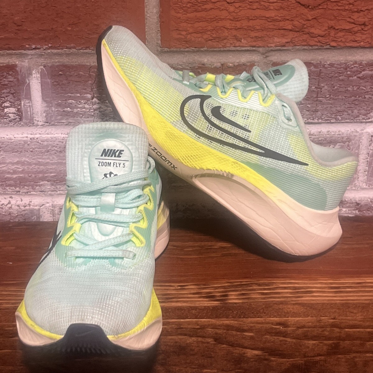 Size 7.5 - Nike Zoom Fly 5 Mint Foam Ghost Green W for sale online