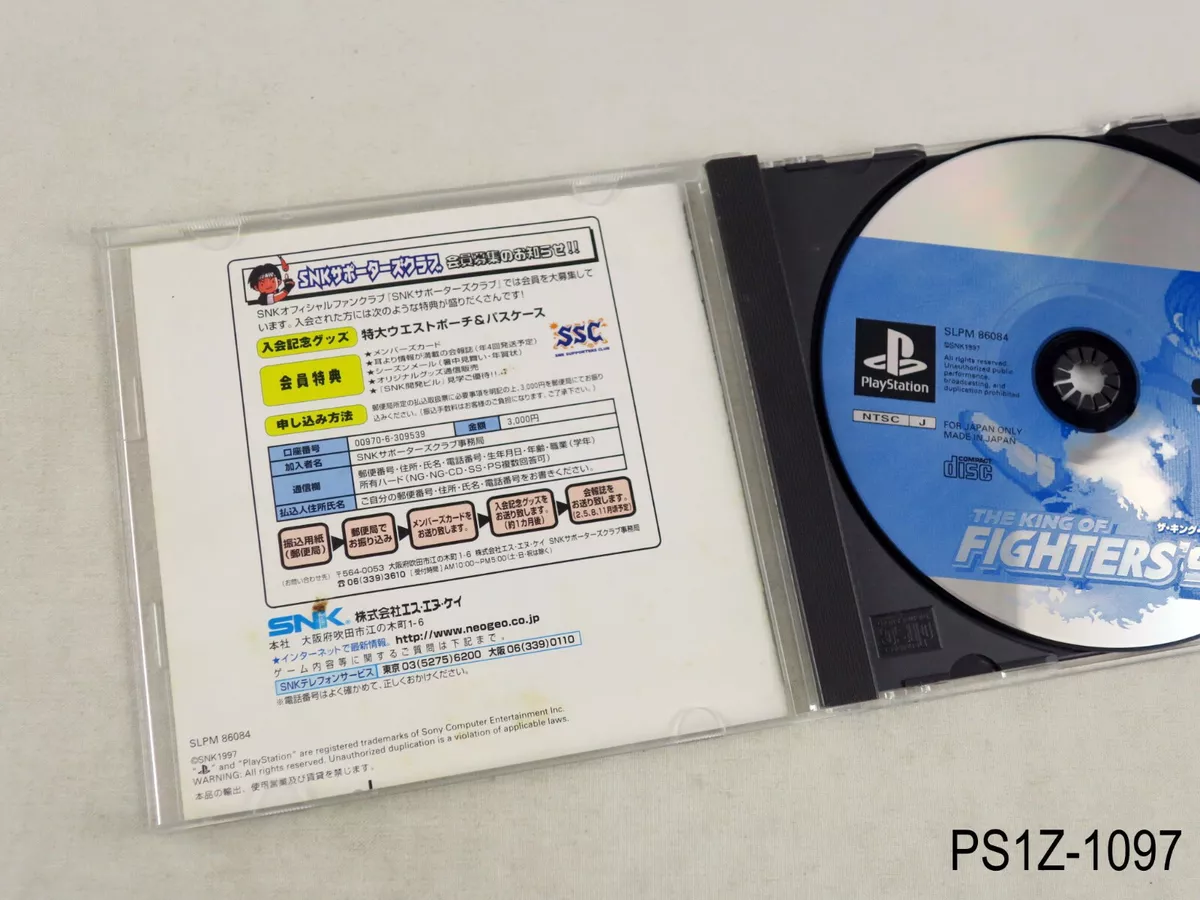 USED PS1 PS PlayStation 1 The King of Fighters 97 00136 JAPAN IMPORT