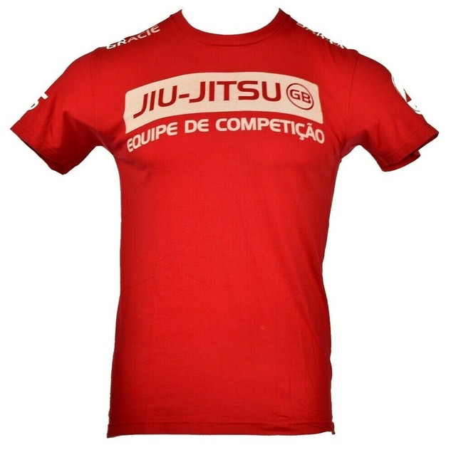BJJ Brazilian Jiu Jitsu Red Women's Gracie Barra Equipe 2016 TShirt