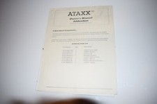 ATAXX OWNER'S MANUAL ADDENDUM LELAND CORP. B-701-00020-00 REV A 1990 BOOK752