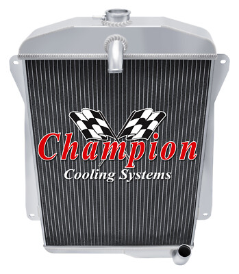 AAR Champion 3 Row Radiator,16'' Fan,Shroud-1940 1941 Chevrolet Special Deluxe L6