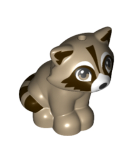 LEGO RACOON ~ Minifigure Minifig Pet Forest Zoo Jungle Animal NEW | eBay